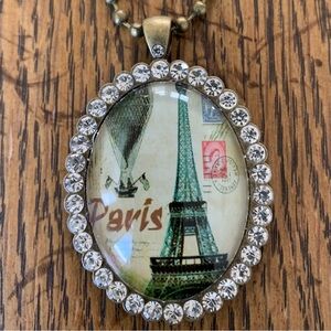 Vintage Paris Pendant Necklace